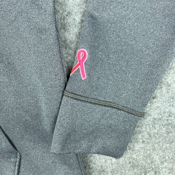 Under Armour Sweater‎ Womens Small Gray Power In Pink Camo Half Zip Pullover - Picture 5 of 16